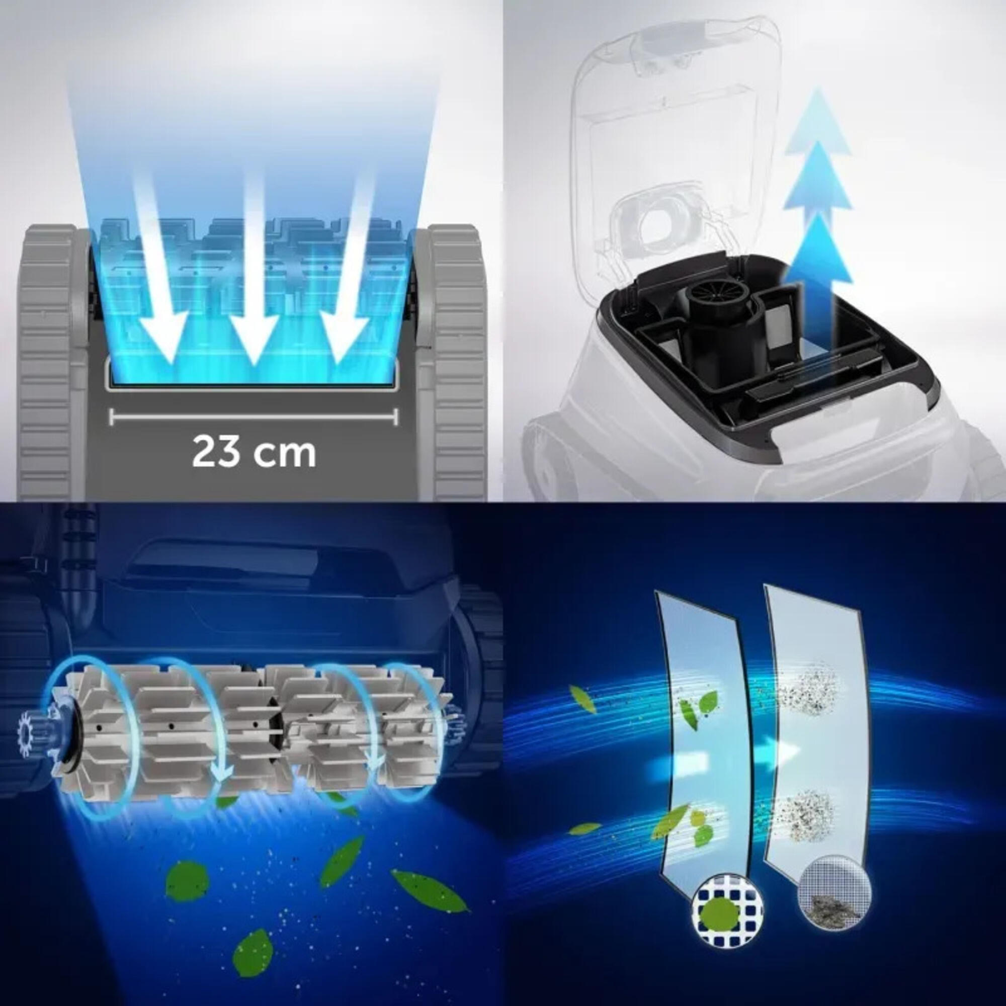 Robot limpiafondos para piscinas hasta 9x4m Zodiac CNX 1020 - CD 4/4