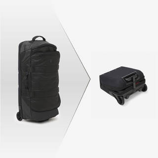 Large Foldable 85L Travel Bag, Space Saver - Smoked Black
