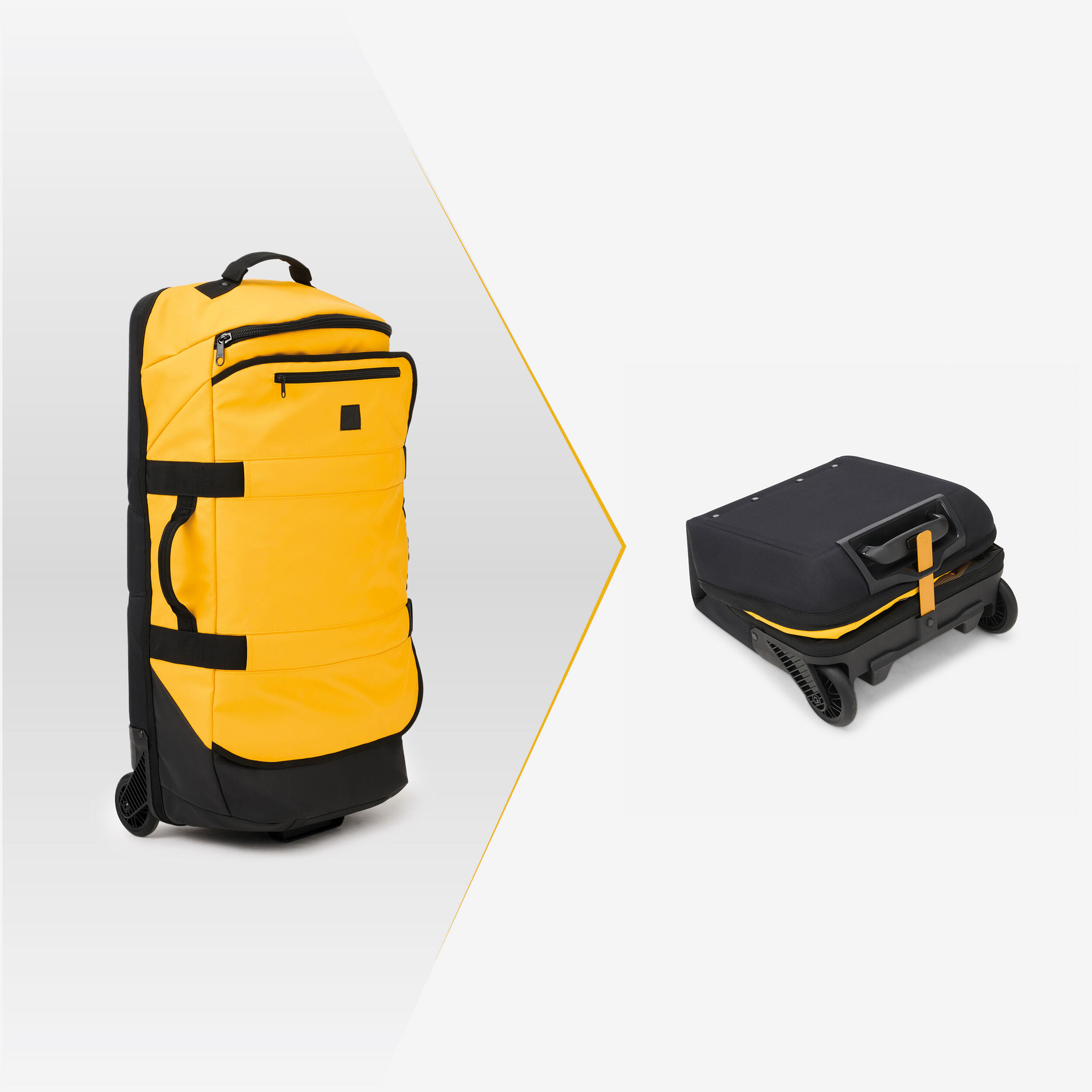 Decathlon Reisetasche groß faltbar 85 l – Space Saver | 03608393251770