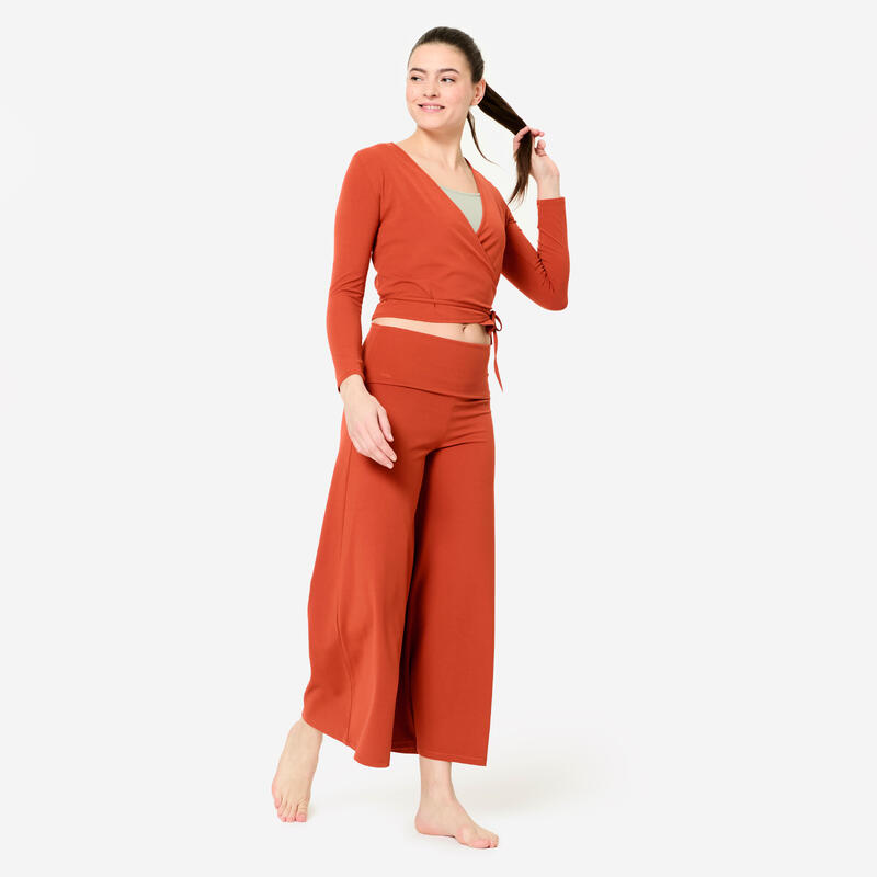Cache-cœur sport doux femme