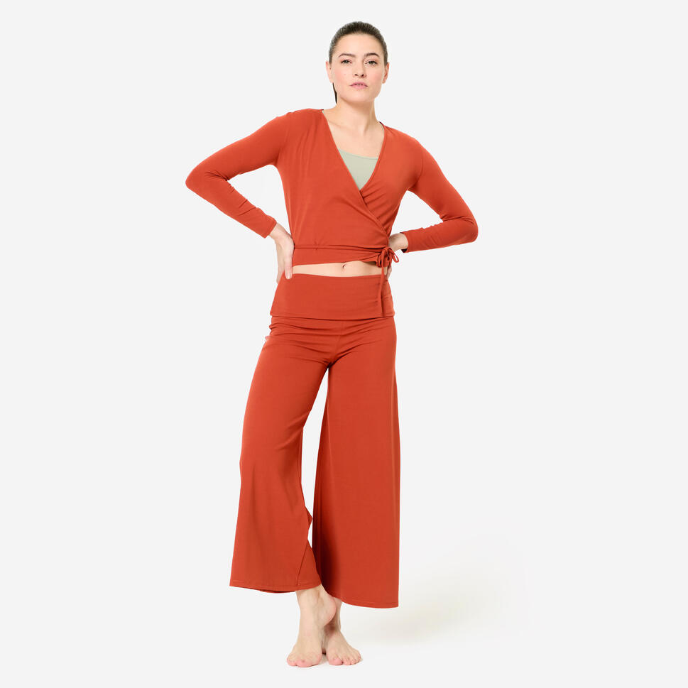 Spodnie fitness damskie Domyos 7/8
