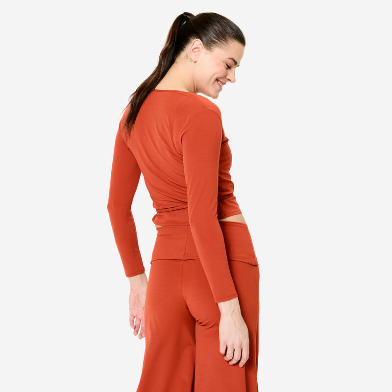 Cache-cœur sport doux femme