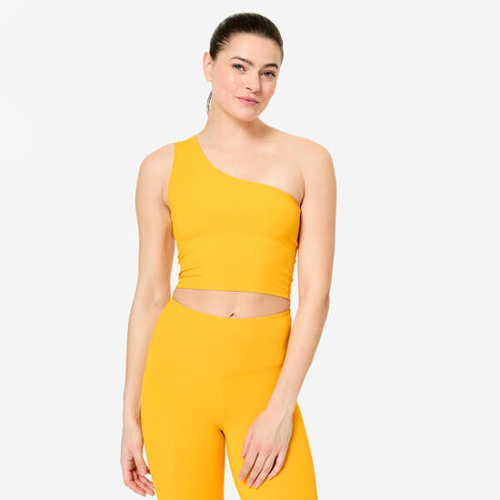 Débardeur asymétrique de fitness femme