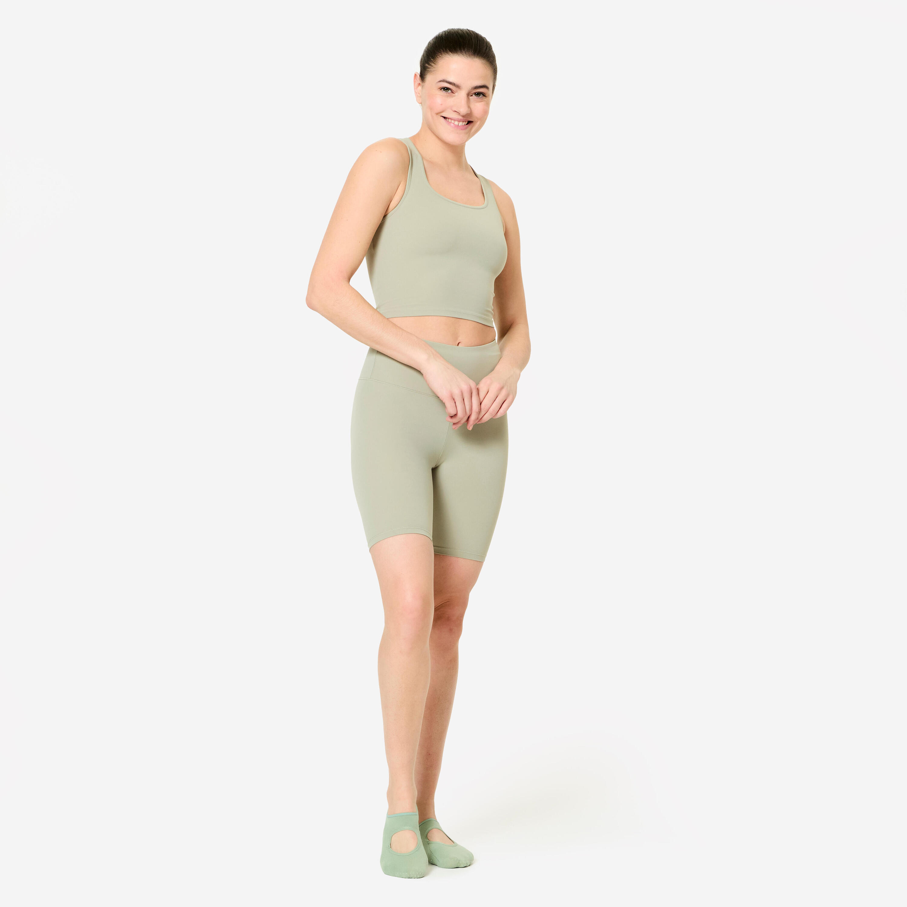 Débardeur de fitness encolure carrée femme 2/6