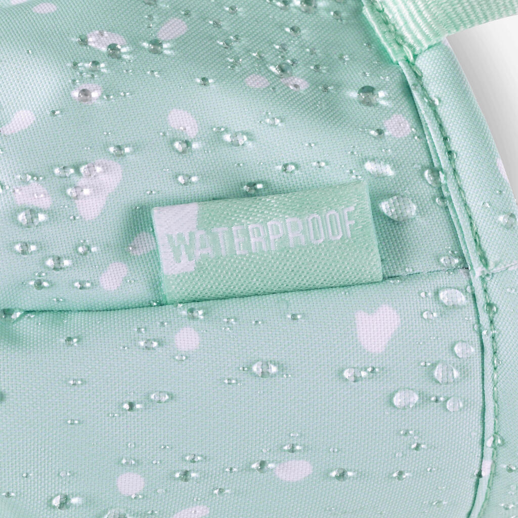 Παιδικά γάντια σκι, 6-14 ετών, από ανακυκλωμένο υλικό, GL 500-Μπλε πουά