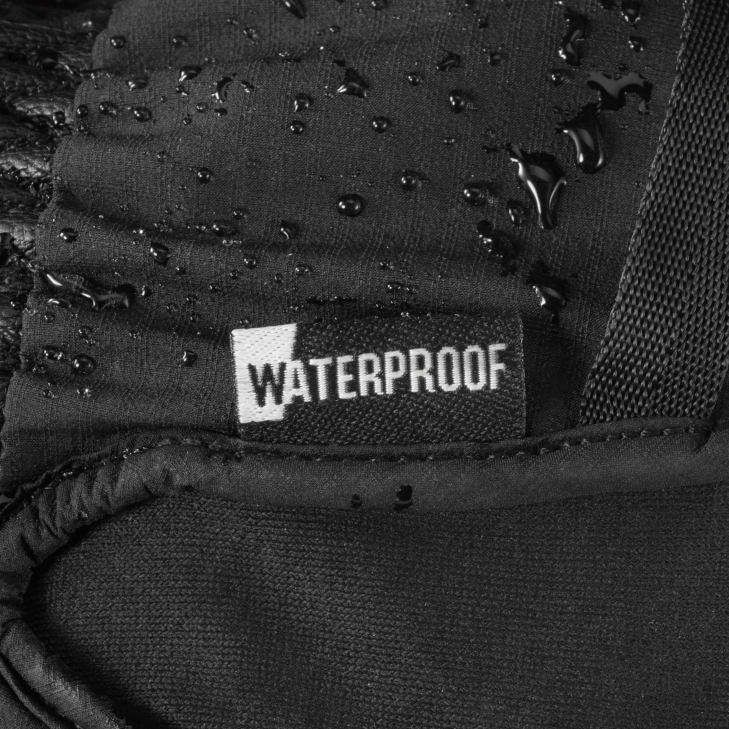 Adult warm ski mittens, SKI500 - Black