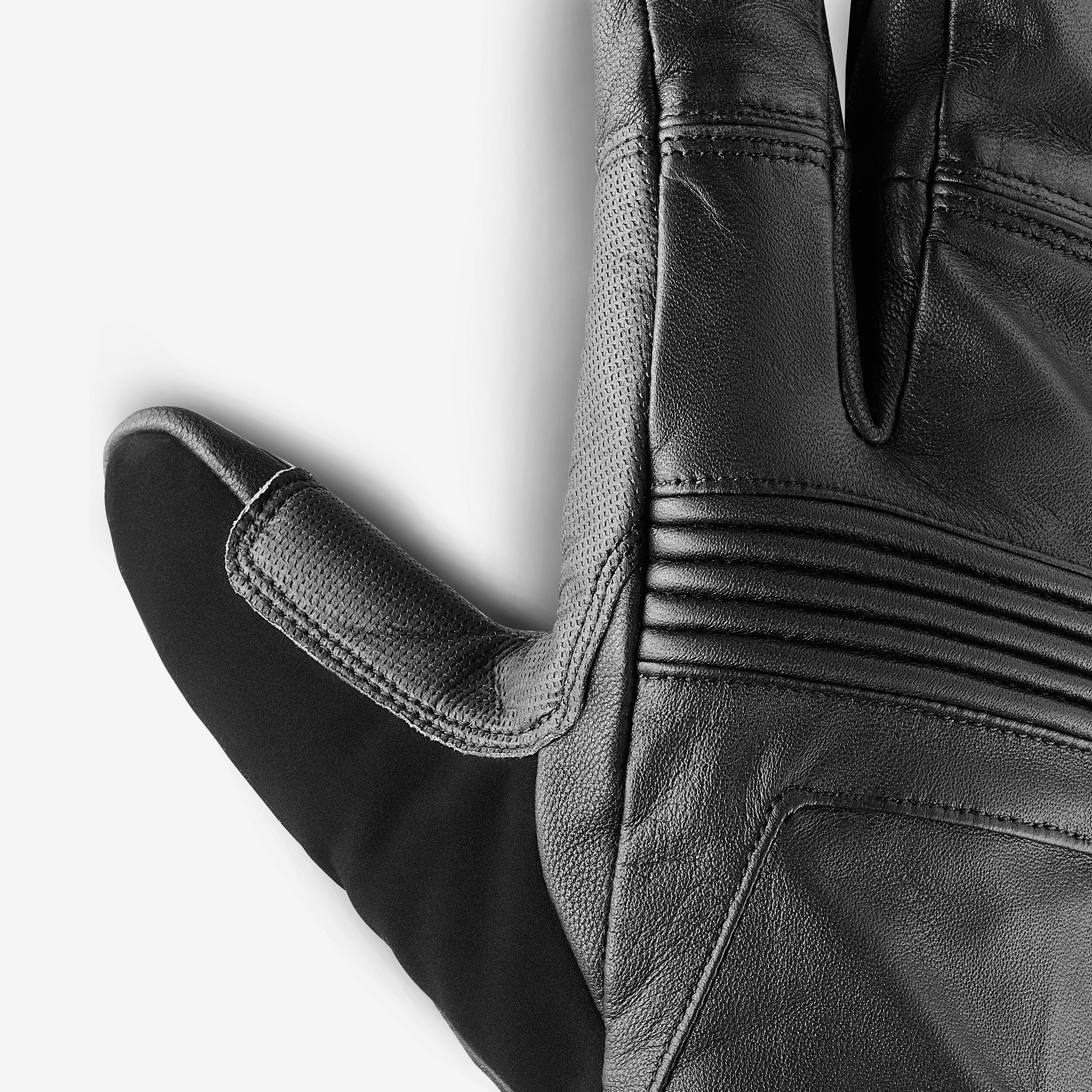 Gants chauds à 3 doigts – ski 900 noir 6/7