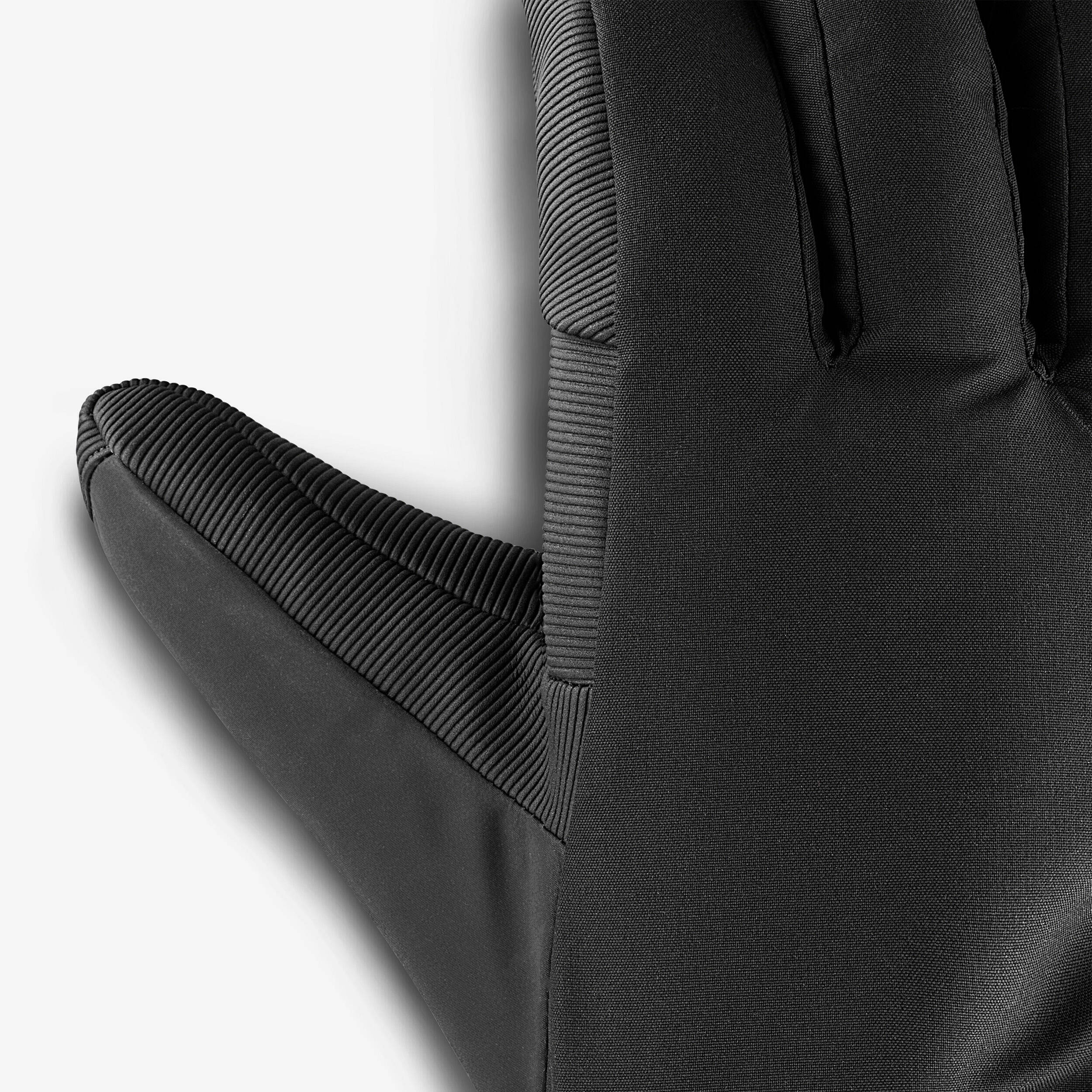 Adult warm ski gloves, GL500 - Black -  5