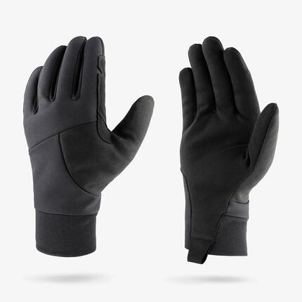 Gants de ski de fond légers et coupe-vent adulte, XCS 900 LIGHT noir
