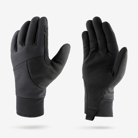 Gants de ski de fond légers et coupe-vent adulte, XCS 900 LIGHT noir