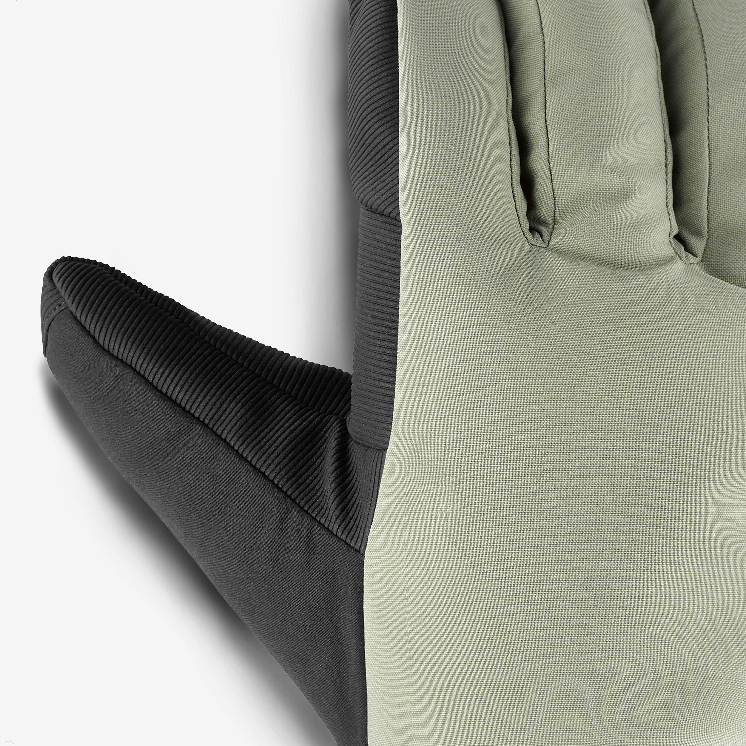 Adult warm ski gloves GL500 - Green