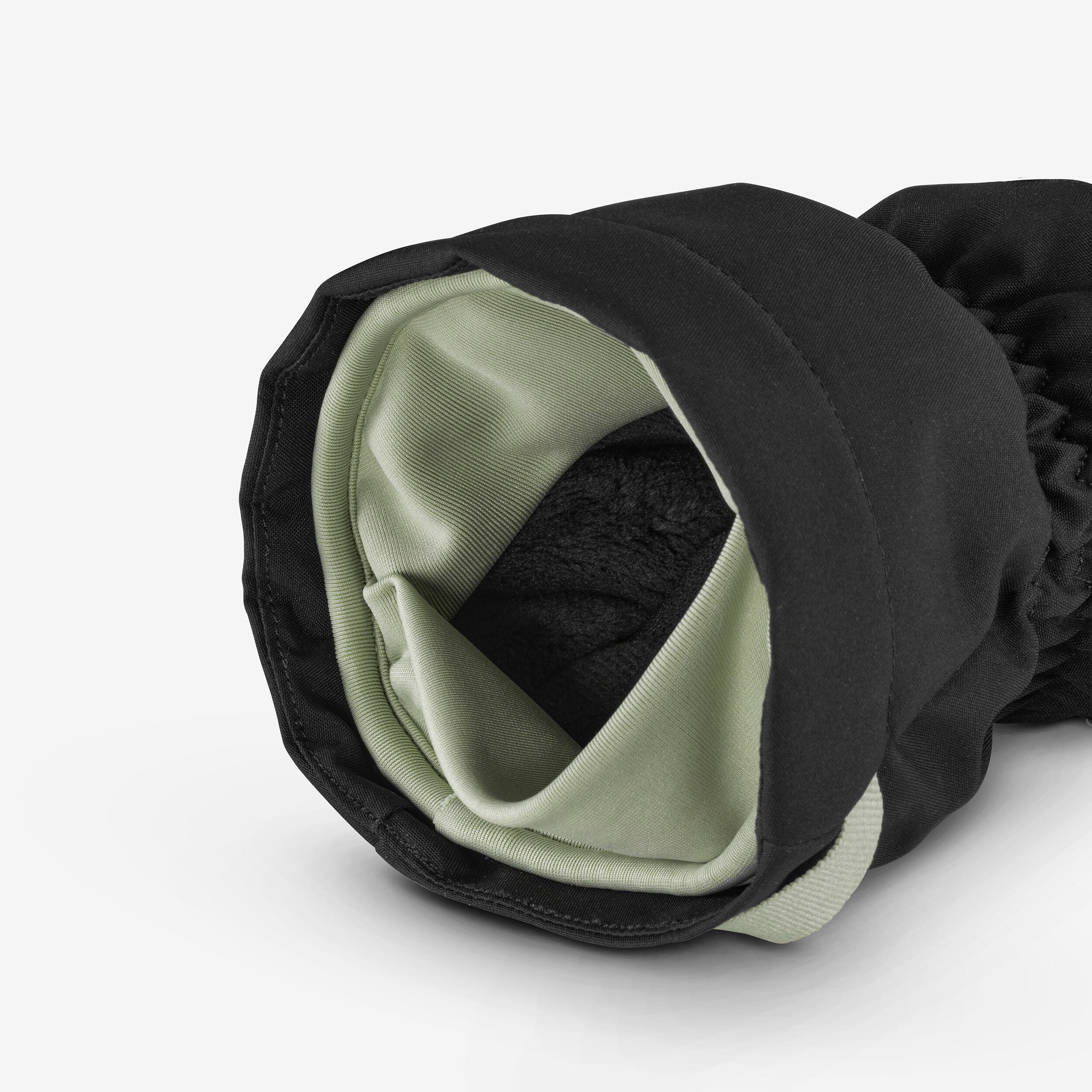 Adult warm ski gloves GL500 - Green 3/6