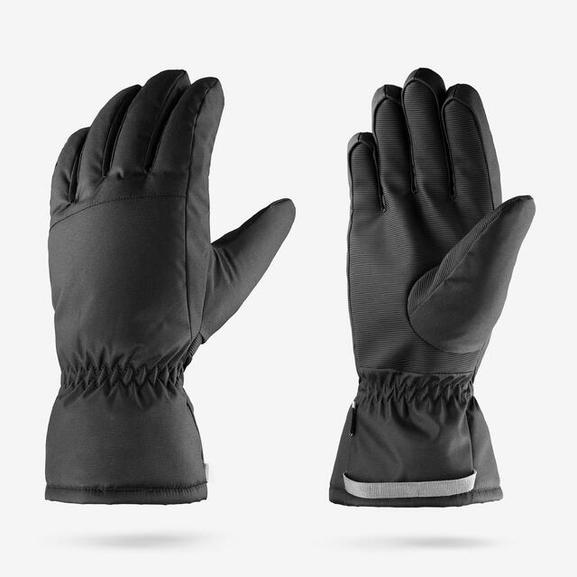LUVAS DE SKI ADULTO 100 PRETO