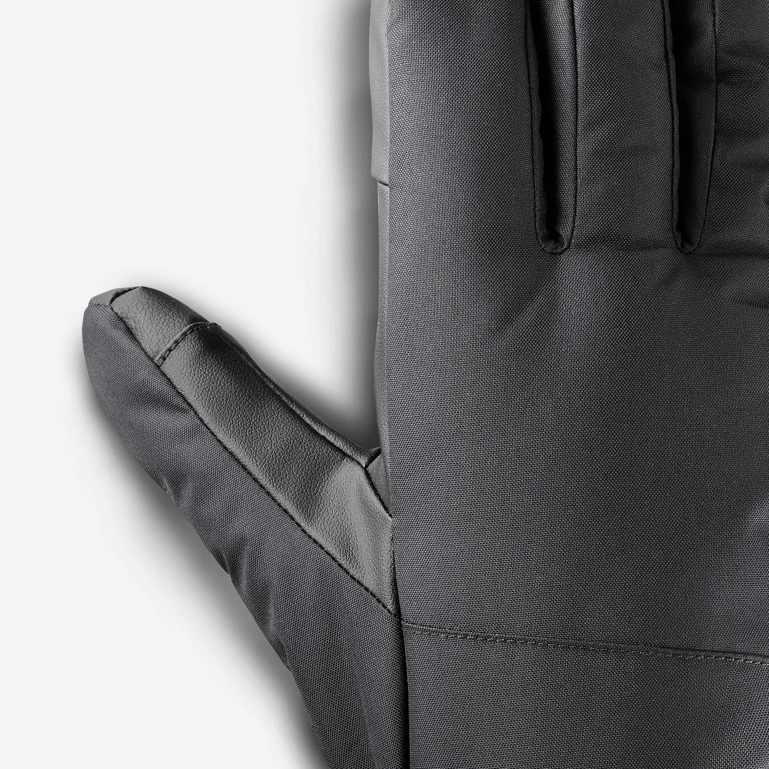 Skihandschoenen voor volwassenen 100 zwart 5/6