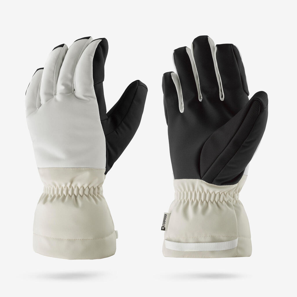 Adult warm ski gloves, GL500 - White