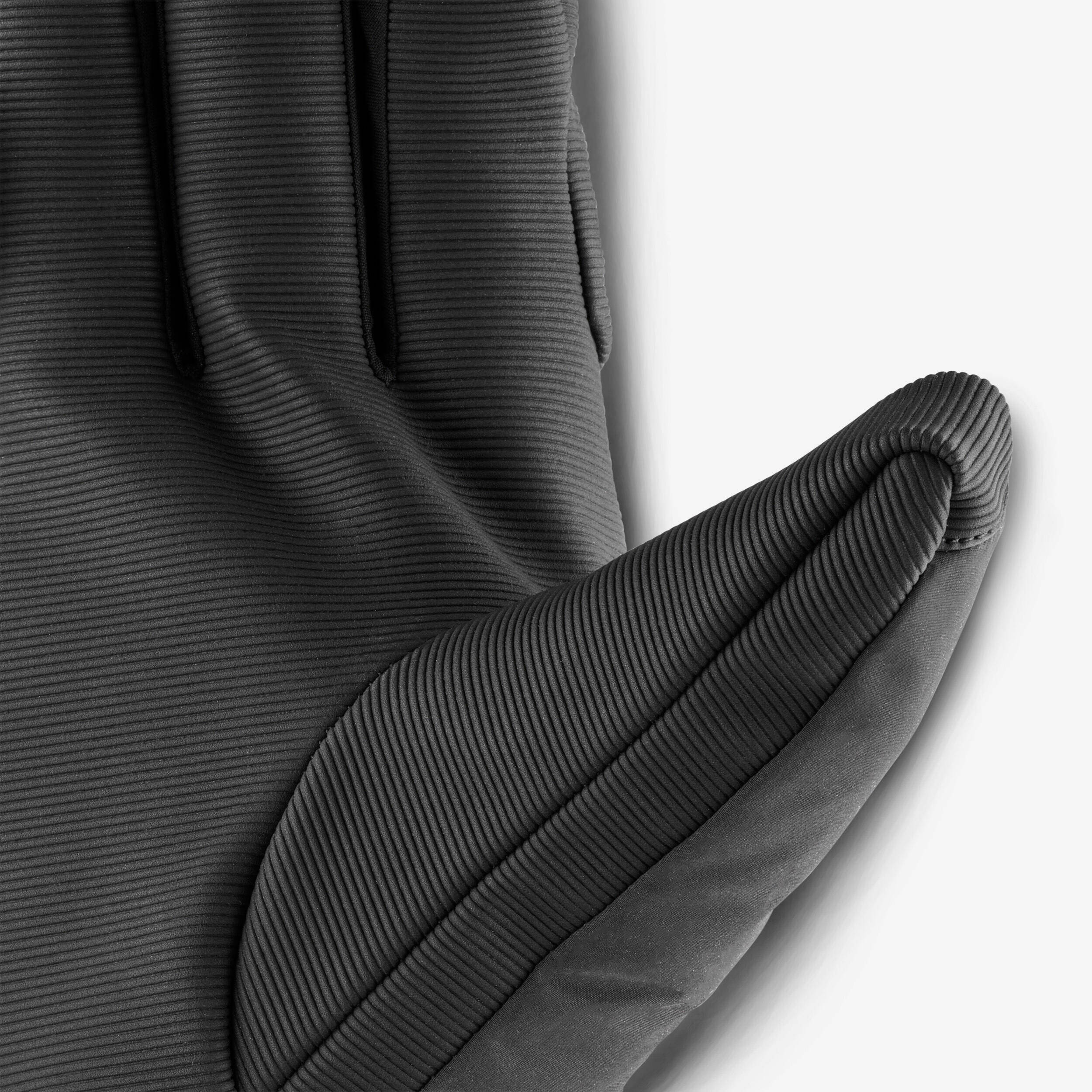 Adult warm ski gloves, GL500 - Black -  4