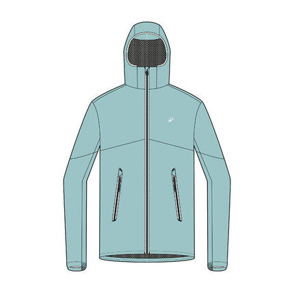 Veste imperméable et coupe vent de voile enfant, 100 menthe
