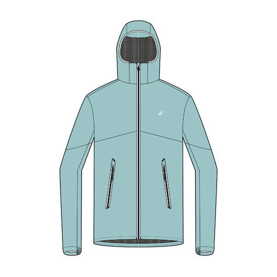 Veste imperméable et coupe vent de voile enfant, 100 menthe