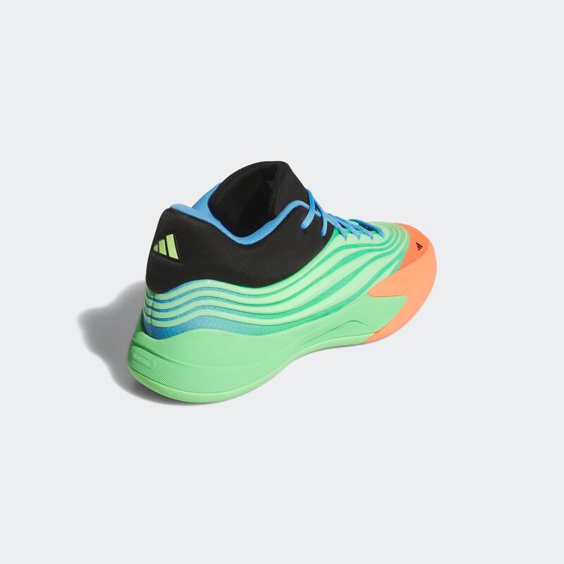 Chaussures de basketball Adulte adidas Dame X vert et orange
