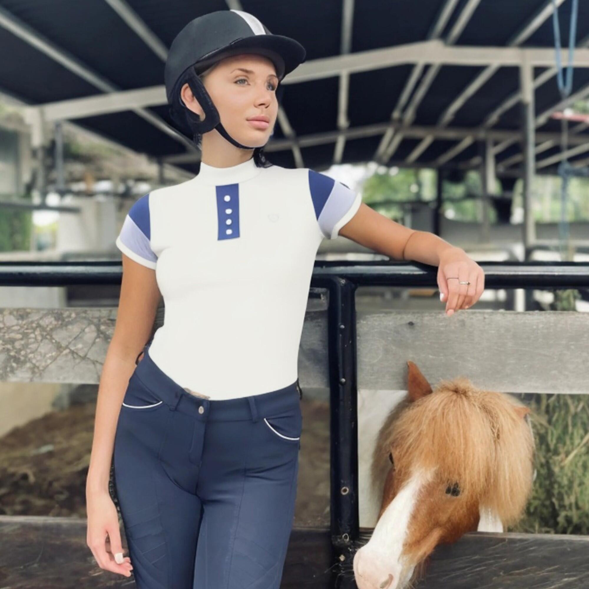 Női versenying rugalmas anyagból, kontrasztos színekkel - "DYNAMIC" Equestrian College akciós termékkép 1
