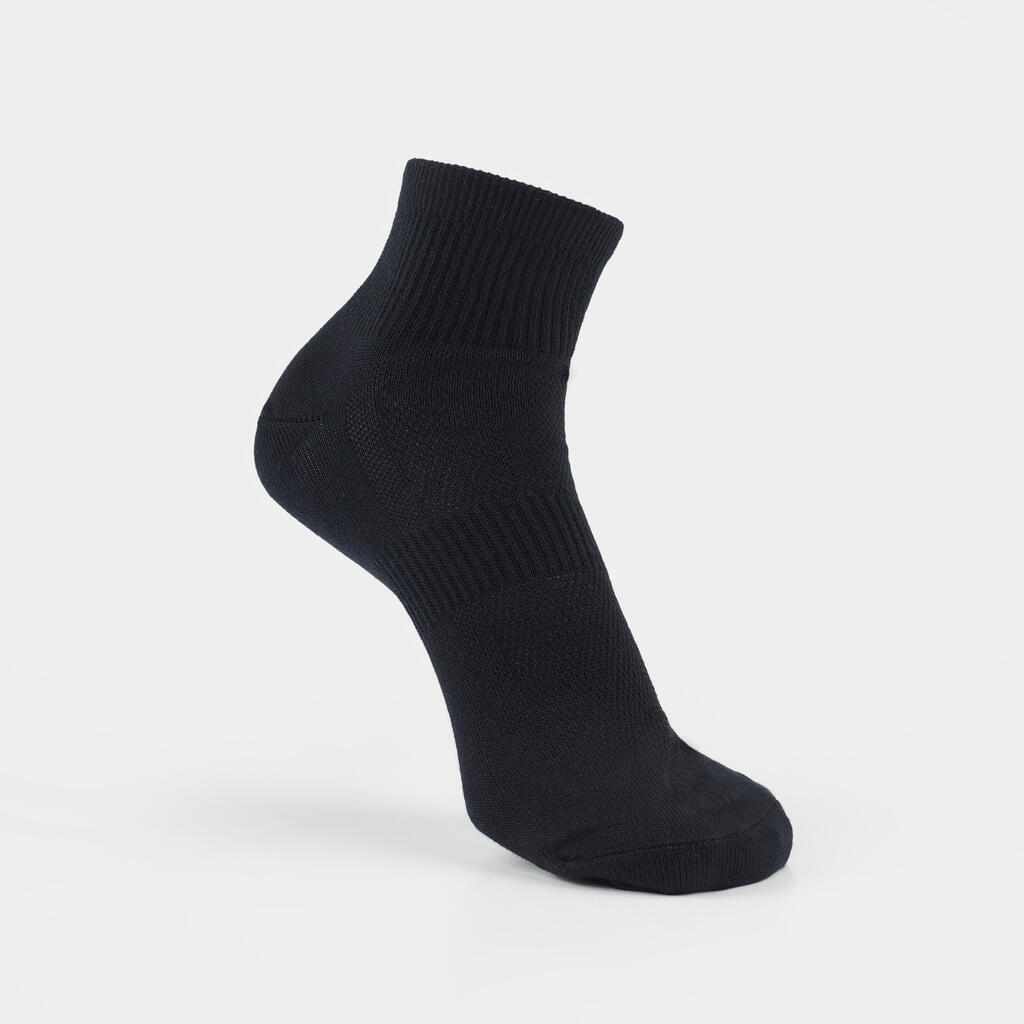 CALCETINES ESSENTIAL X3 NEGROS