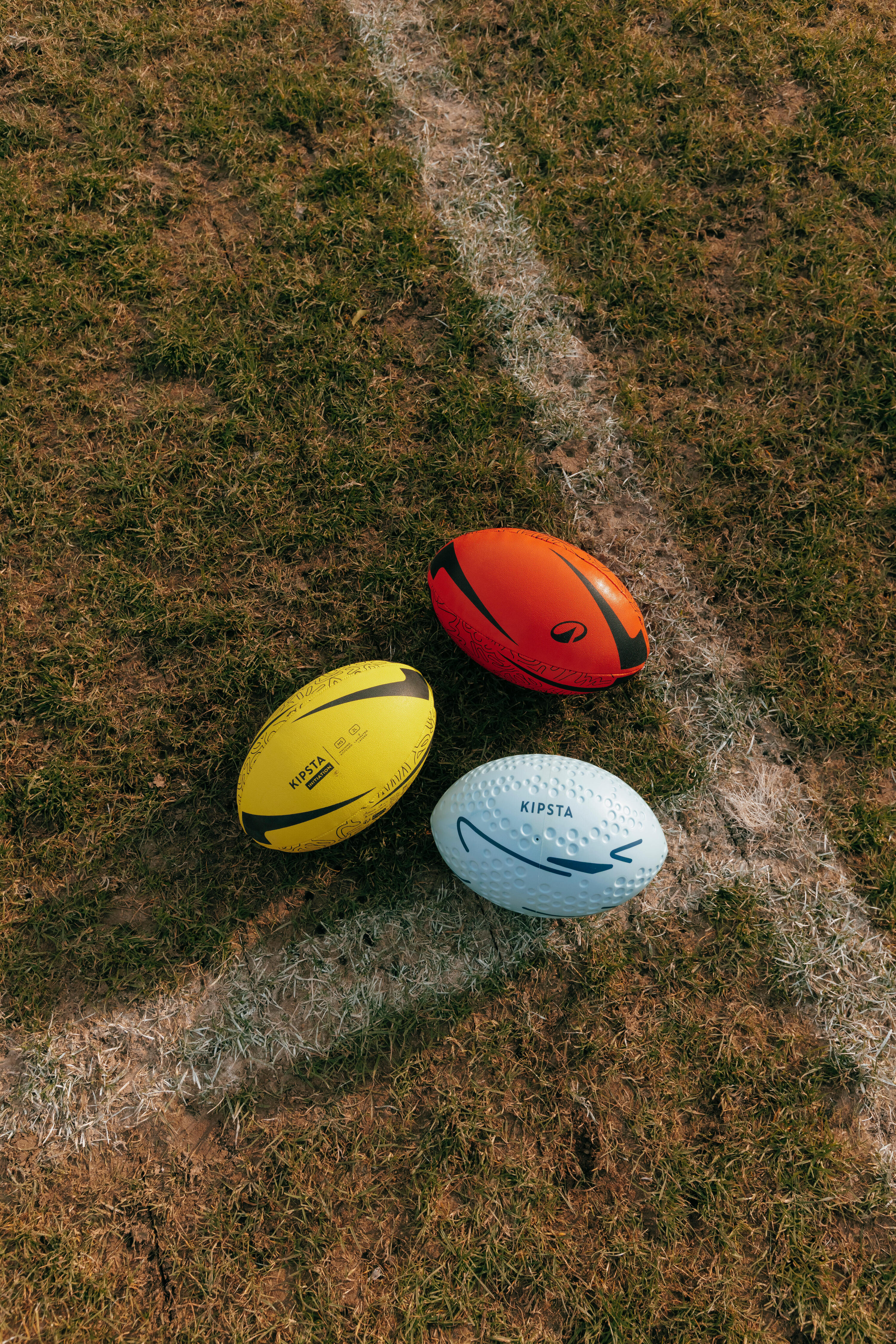 Ballon de rugby taille 4 - Ballon de rugby initiation Light orange S4 9/9