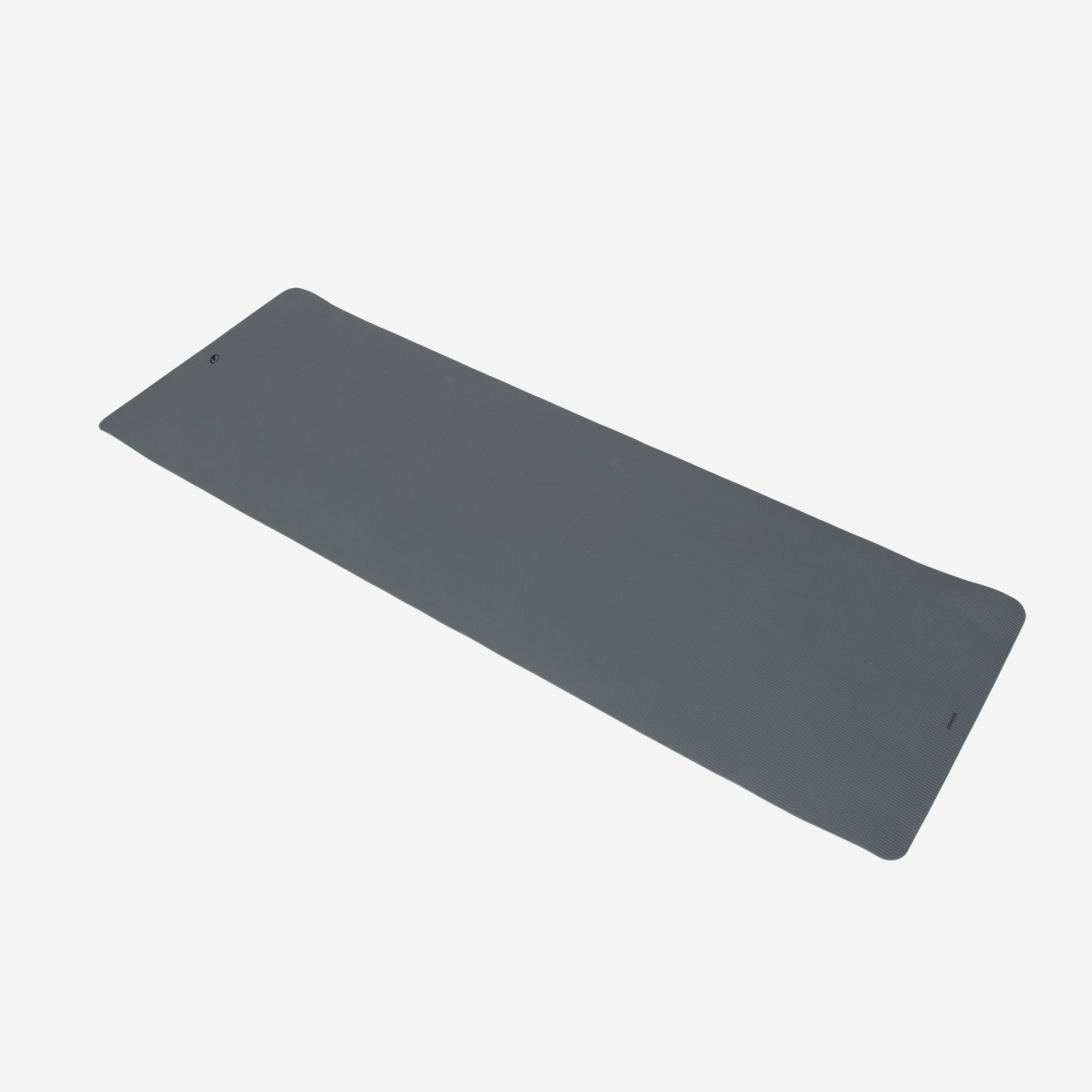 Yoga Mat 4mm Thick, Foam, 172 x 58 cm, for Beginners – Grey