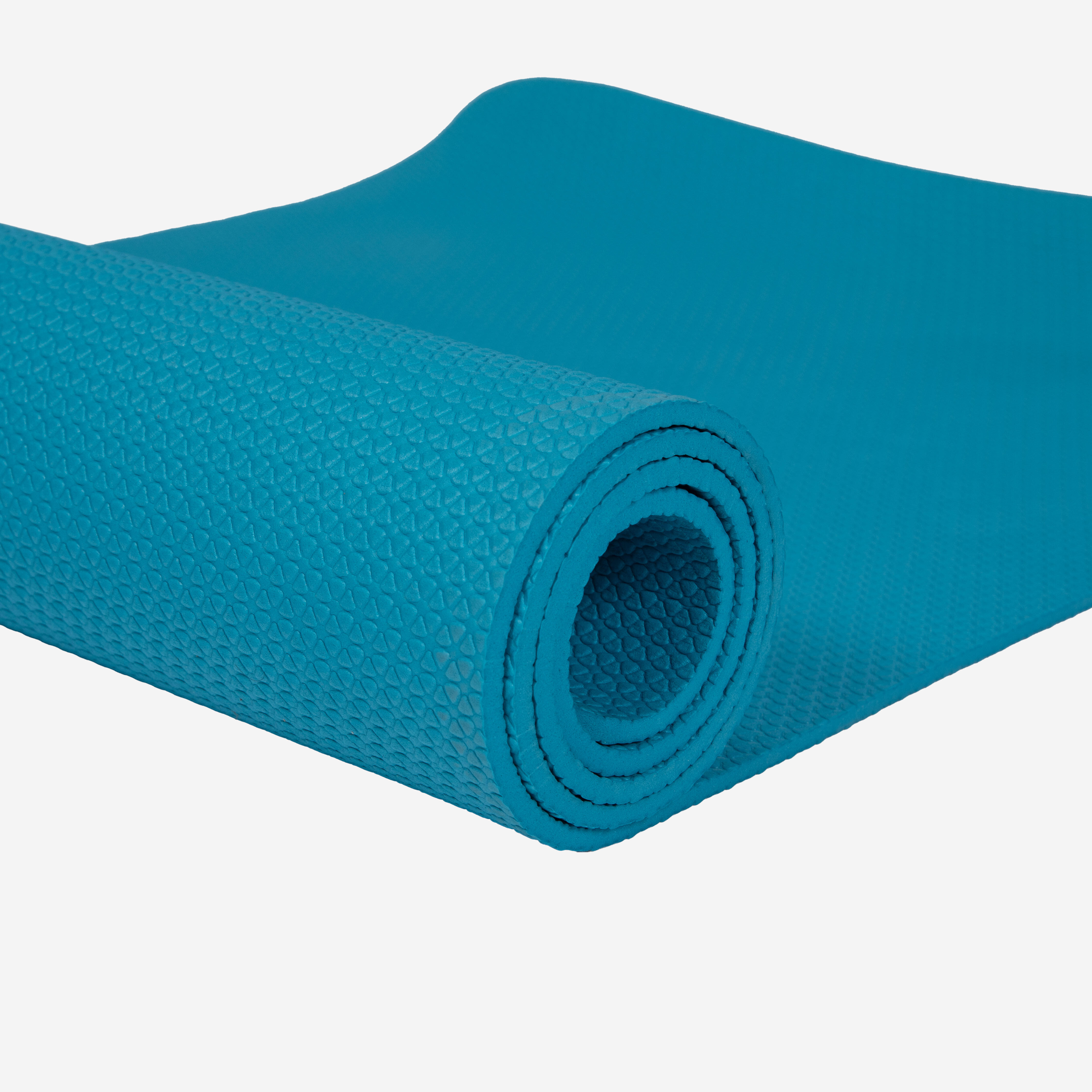 Yoga Mat 6mm Thick, 183 x 61 cm, Better Grip with Carry Strap – Blue