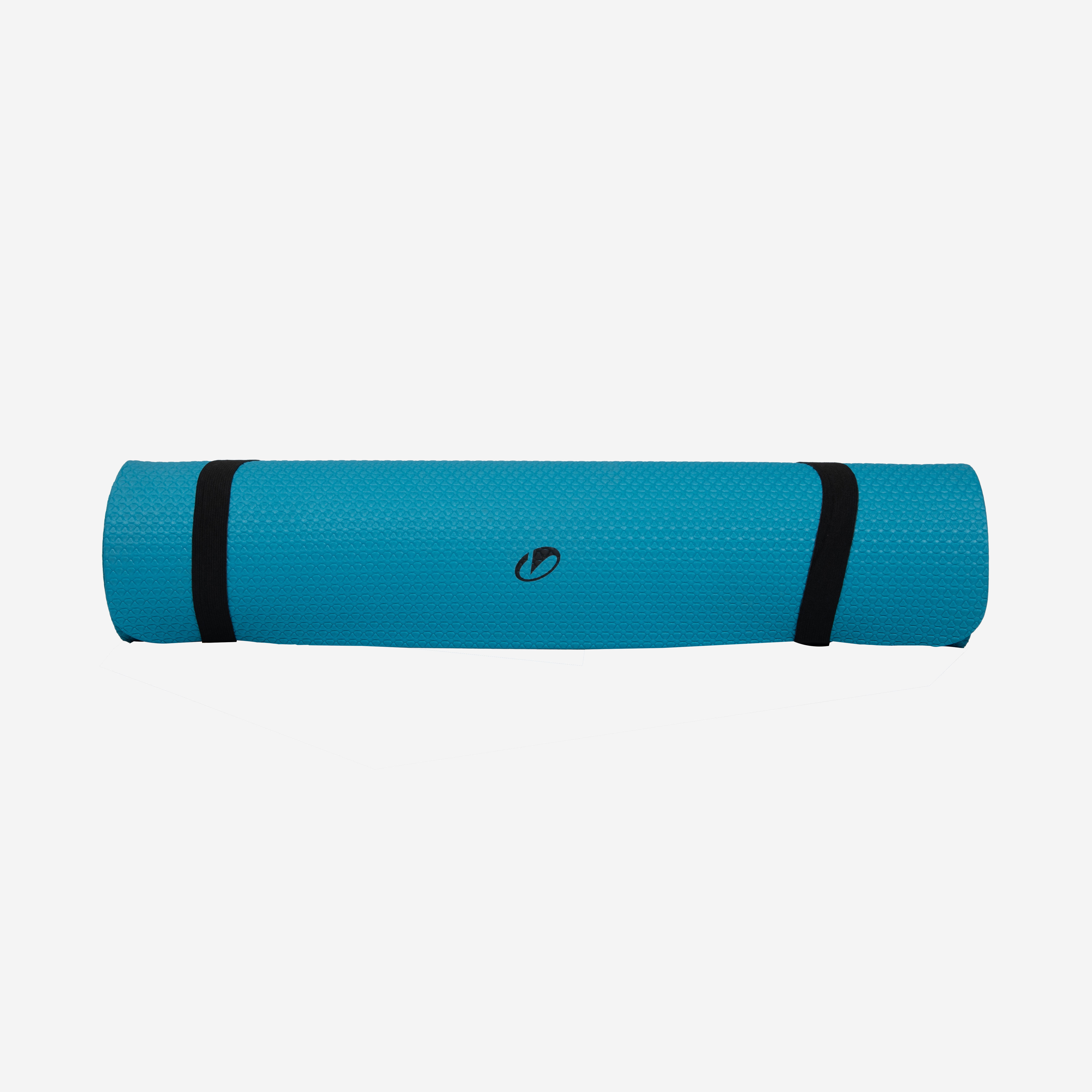 Yoga Mat 6mm Thick, 183 x 61 cm, Better Grip with Carry Strap – Blue