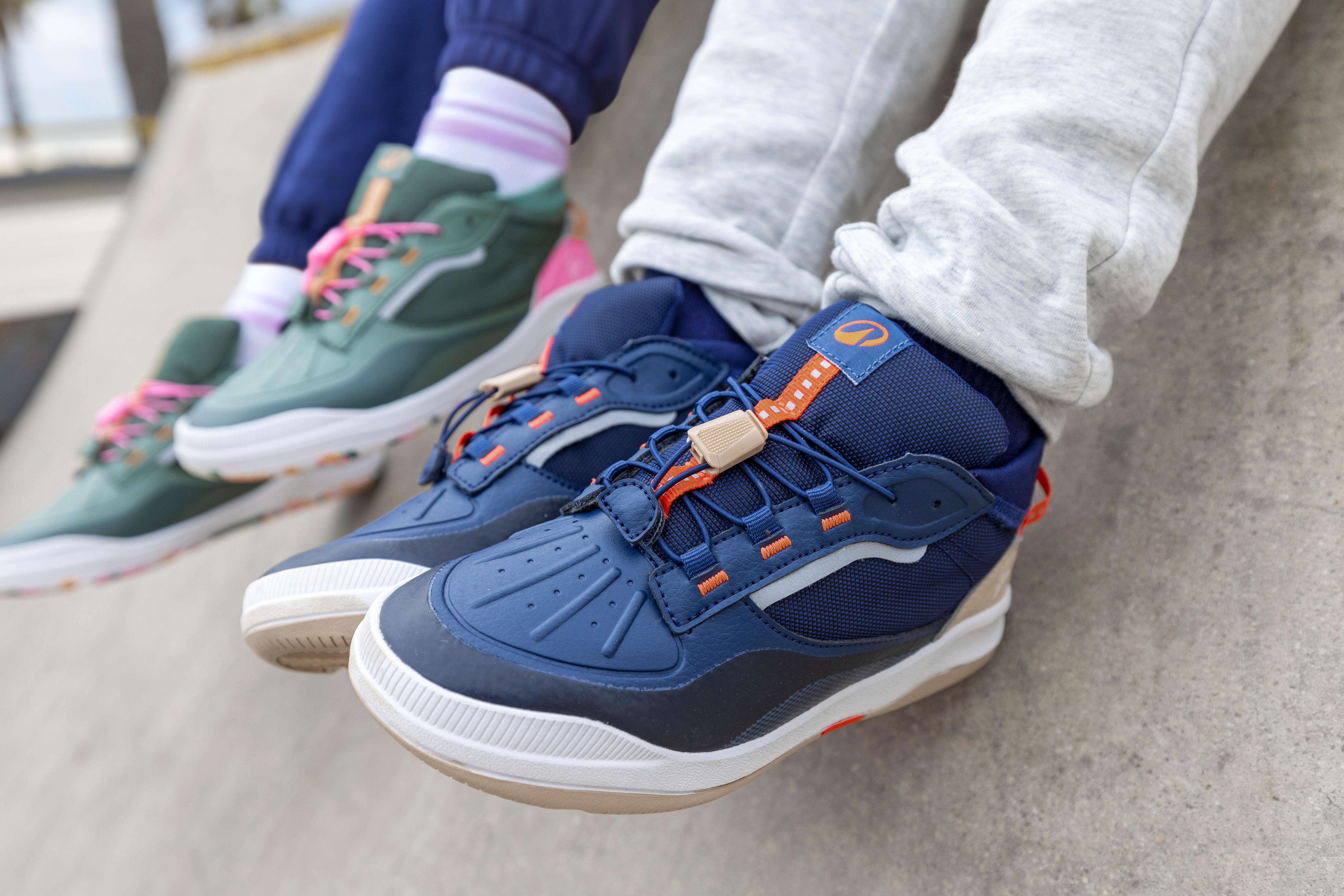 Chaussures De Natation Enfant POOL GRIP SOCKS JR Bleu