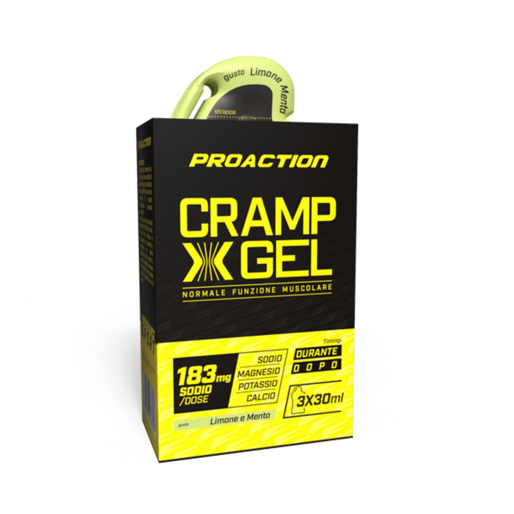 PRO ACTION CRAMP X GEL LIMONE MENTA Pack da 3 bustine, 90 ml 2/2