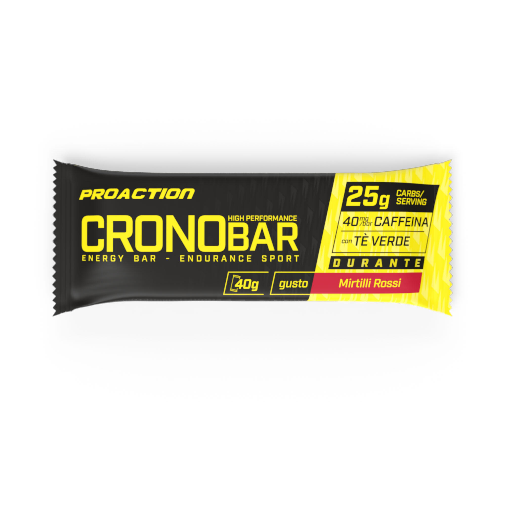 PRO ACTION PRO ACTION CRONO BAR MIRTILLI ROSSI, 40 g