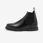 Botins de Equitação em Material Sintético Criança 500 Preto