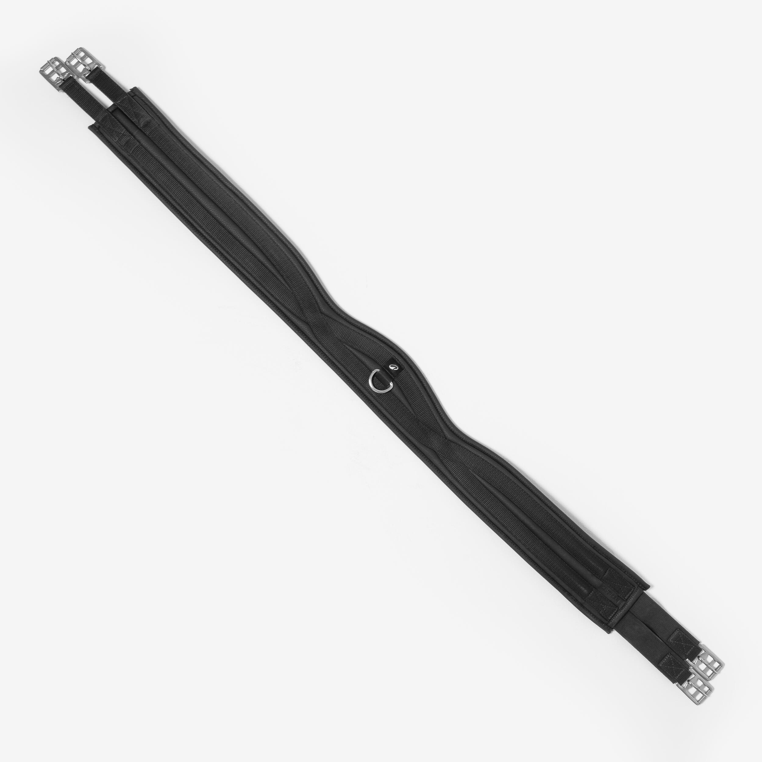 FOUGANZA Horse and Pony Riding Synthetic Girth 100 - Black