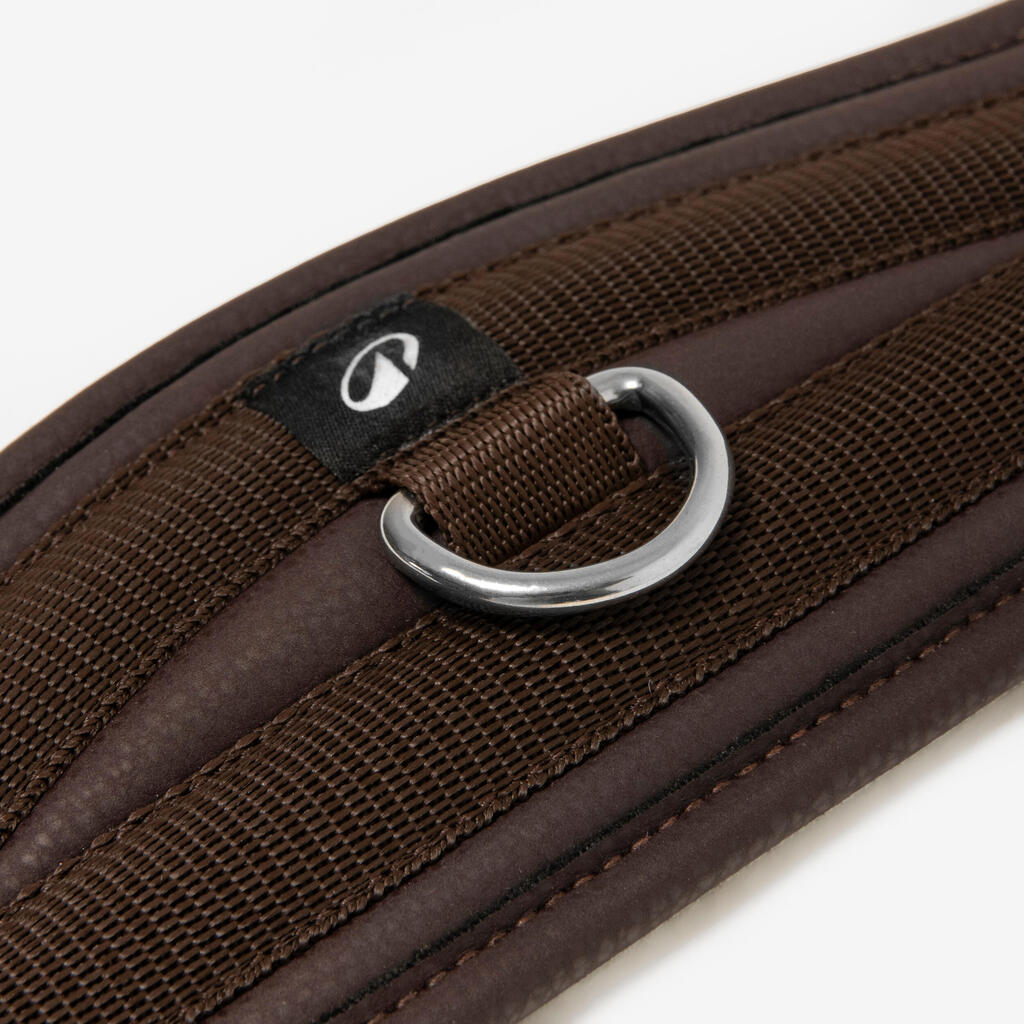 Horse and Pony Riding Synthetic Girth 100 - Black