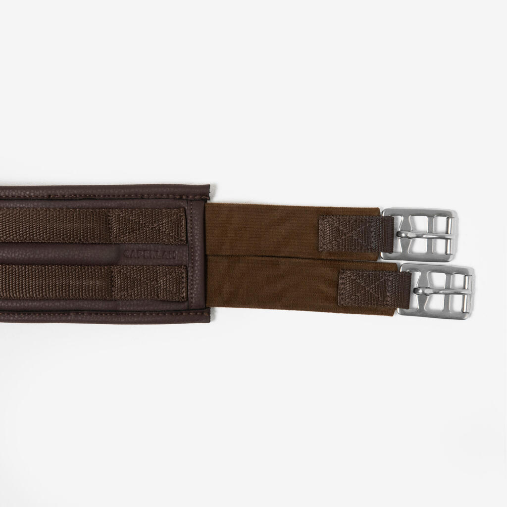 Horse and Pony Riding Synthetic Girth 100 - Black