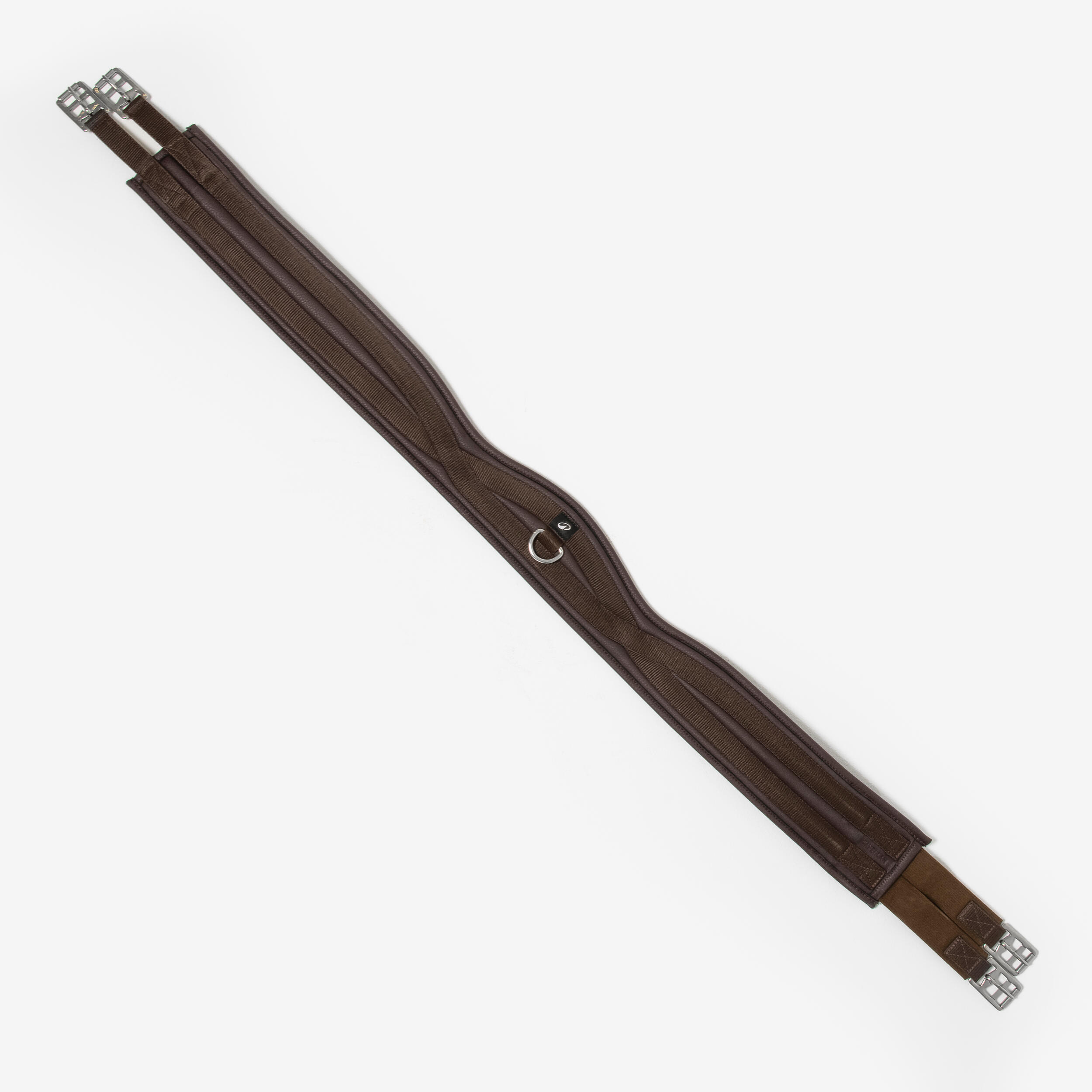 FOUGANZA Sottopancia equitazione pony e cavallo 100 sintetico marrone