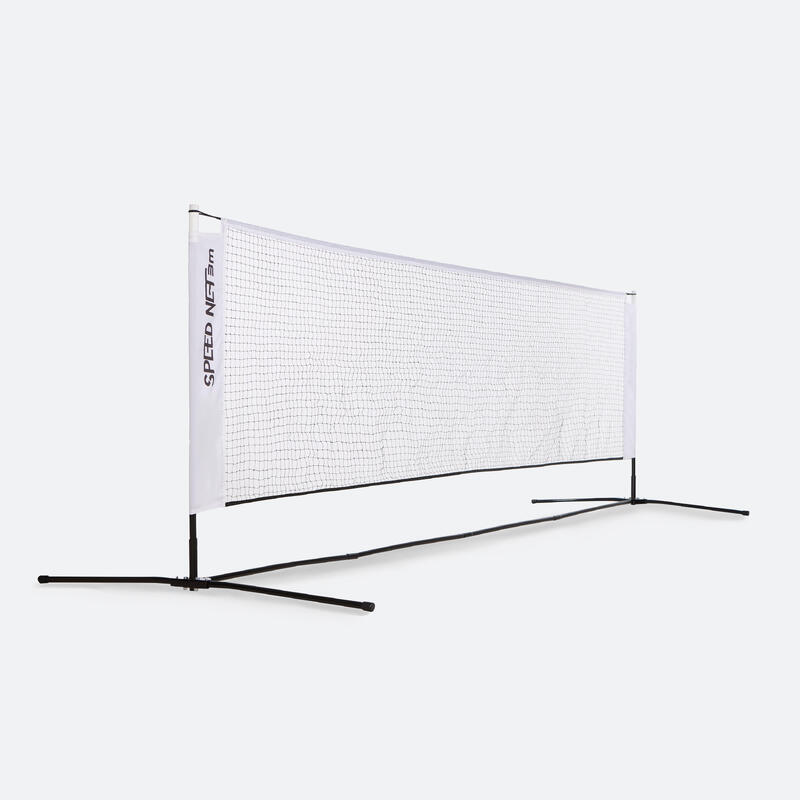 Badminton/Tenis/Pickleball Filesi - Beyaz - Speednet 3M V2