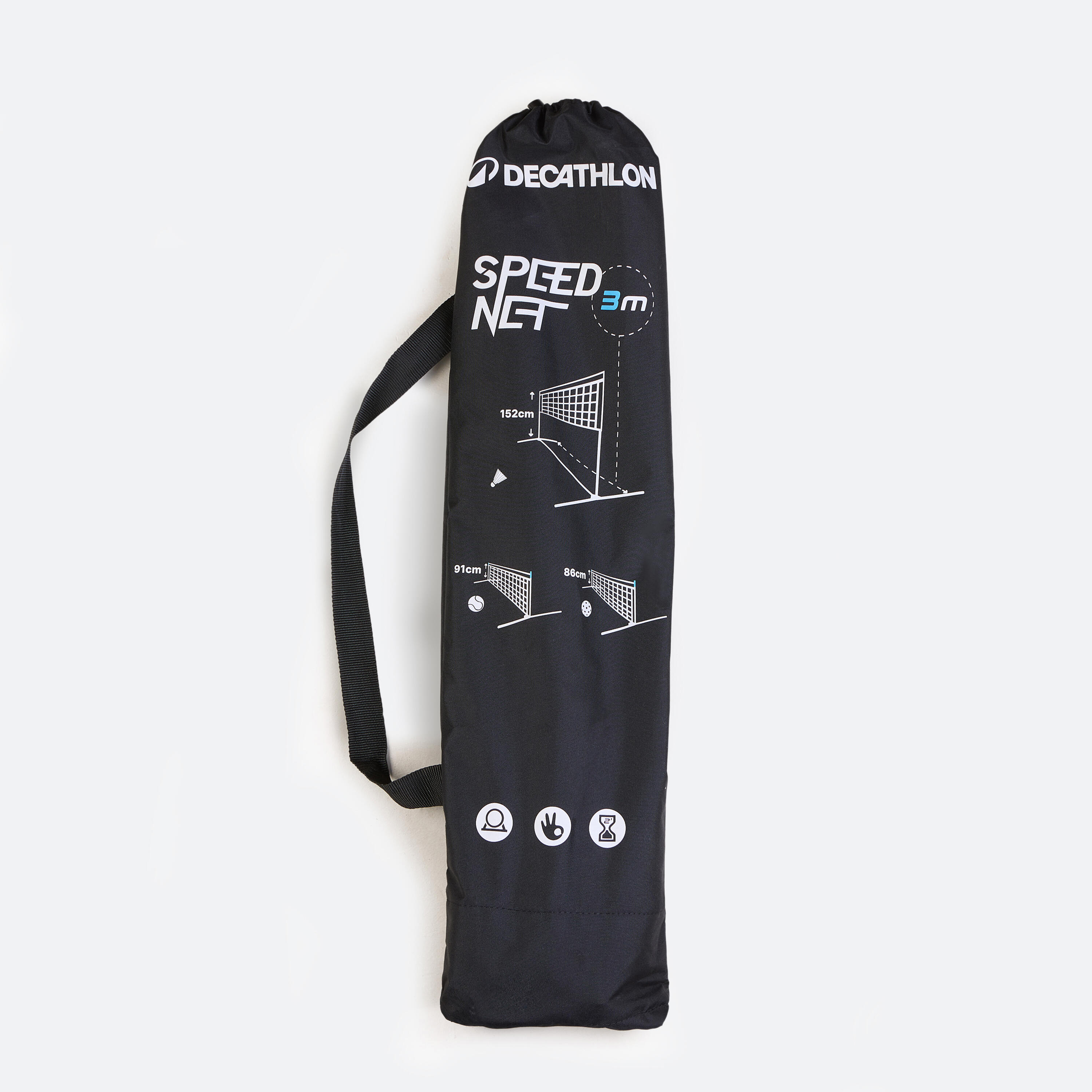Filet de badminton, tennis et pickleball multisport, Speednet 3 m V2 - DECATHLON