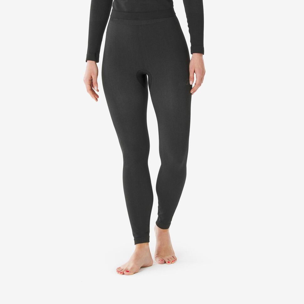 Legginsy termoaktywne narciarskie damskie Wedze BL 500 seamless