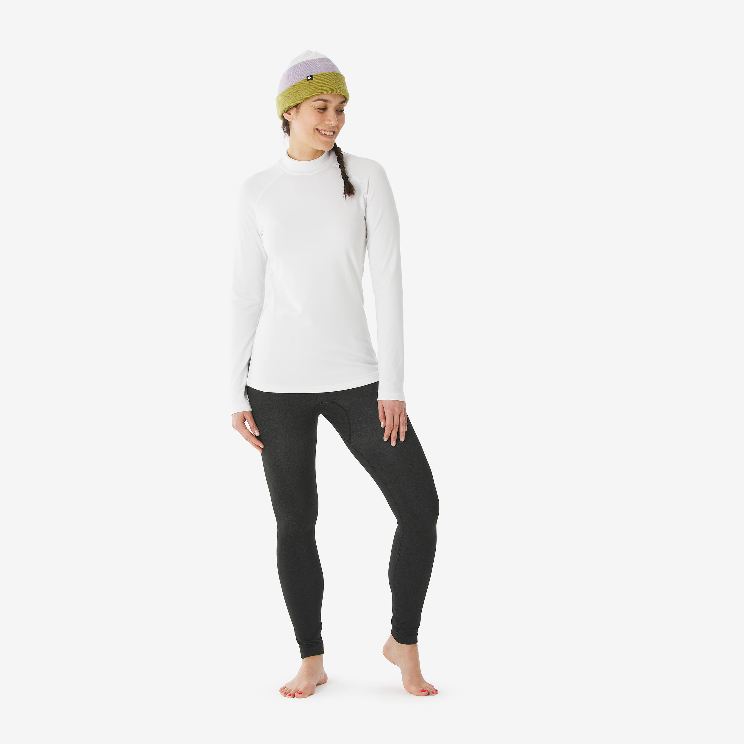 Women’s Warm and Breathable Thermal Base Layer, BL 500 Top - WEDZE