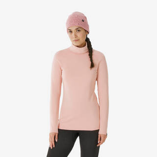 Women Warm and Breathable Turtleneck Thermal Pink - BL 500