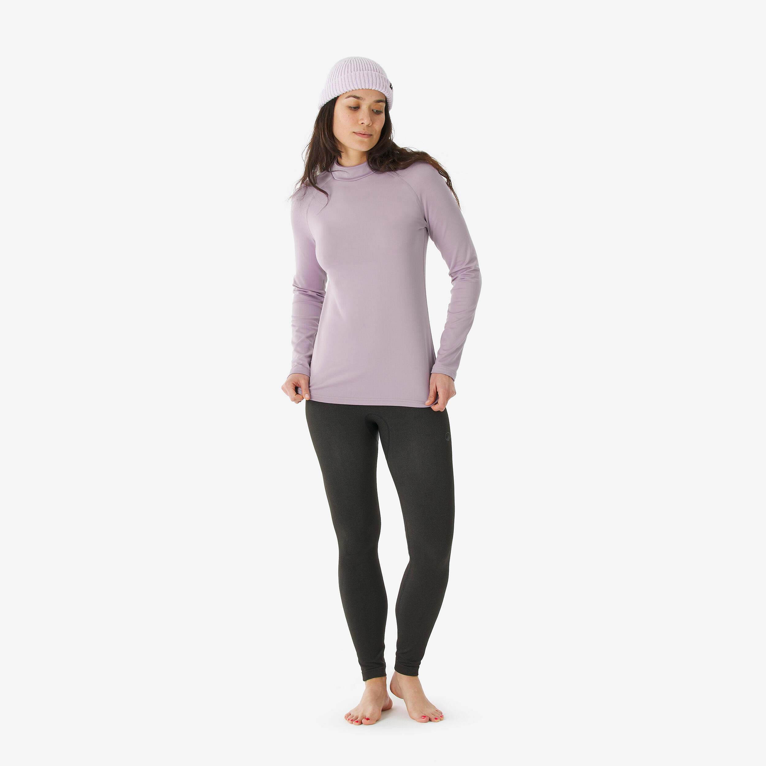 Women’s warm and breathable thermal base layer - BL 500 - Mauve