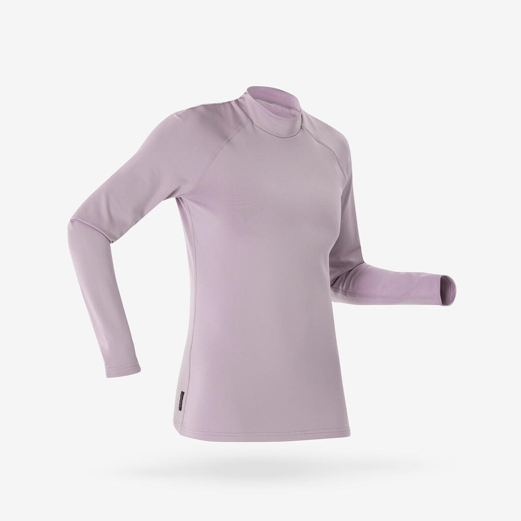 חולצת סקי תרמית מבד נושם לנשים, דגם BL 500 - סגול