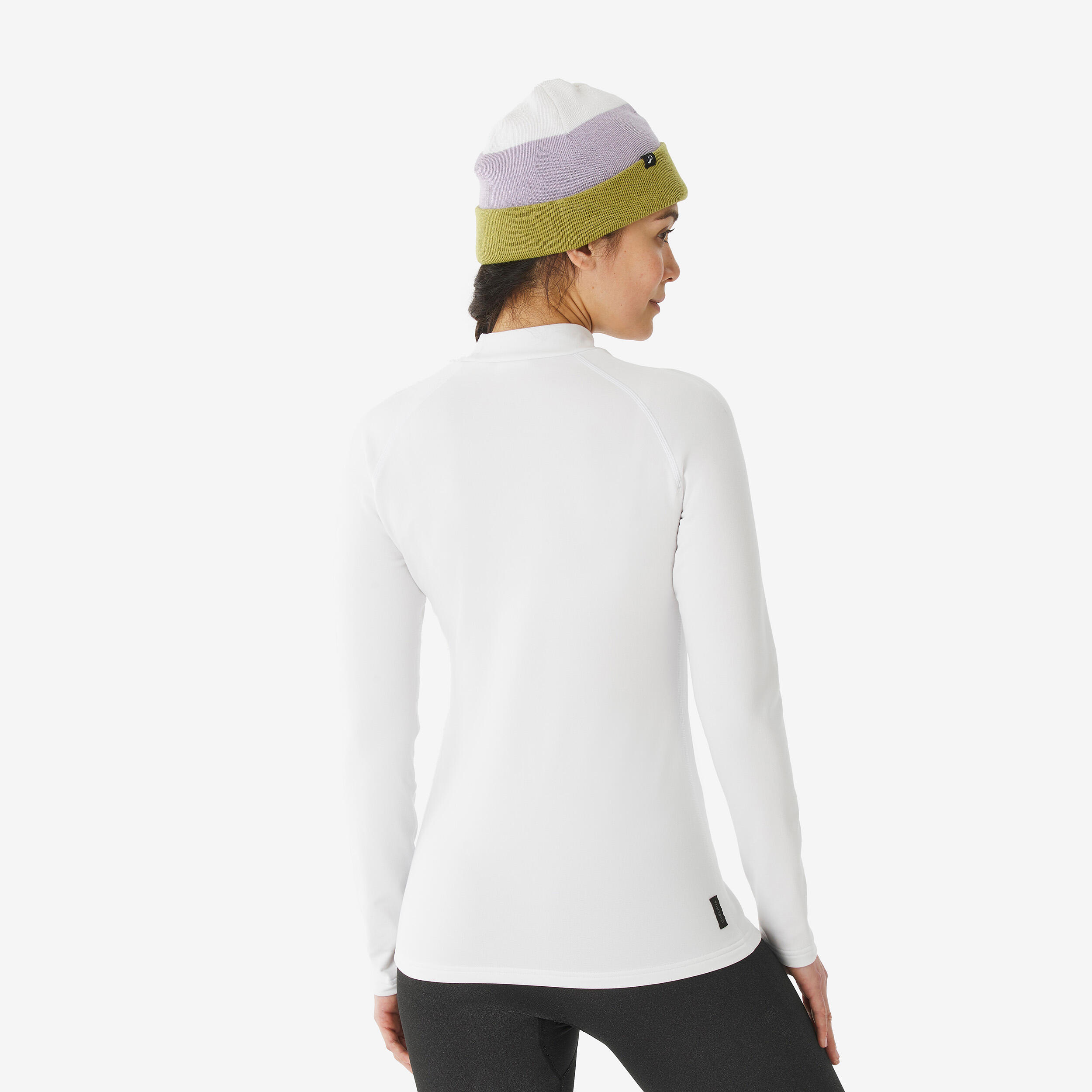 Couche de base de ski chaude et respirante femme, BL 500 Haut 3/8