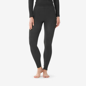 Mallas térmicas de esquí mujer, BL 500 seamless negro