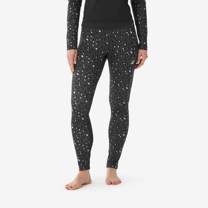 Collant thermique de ski femme, BL 500 noir