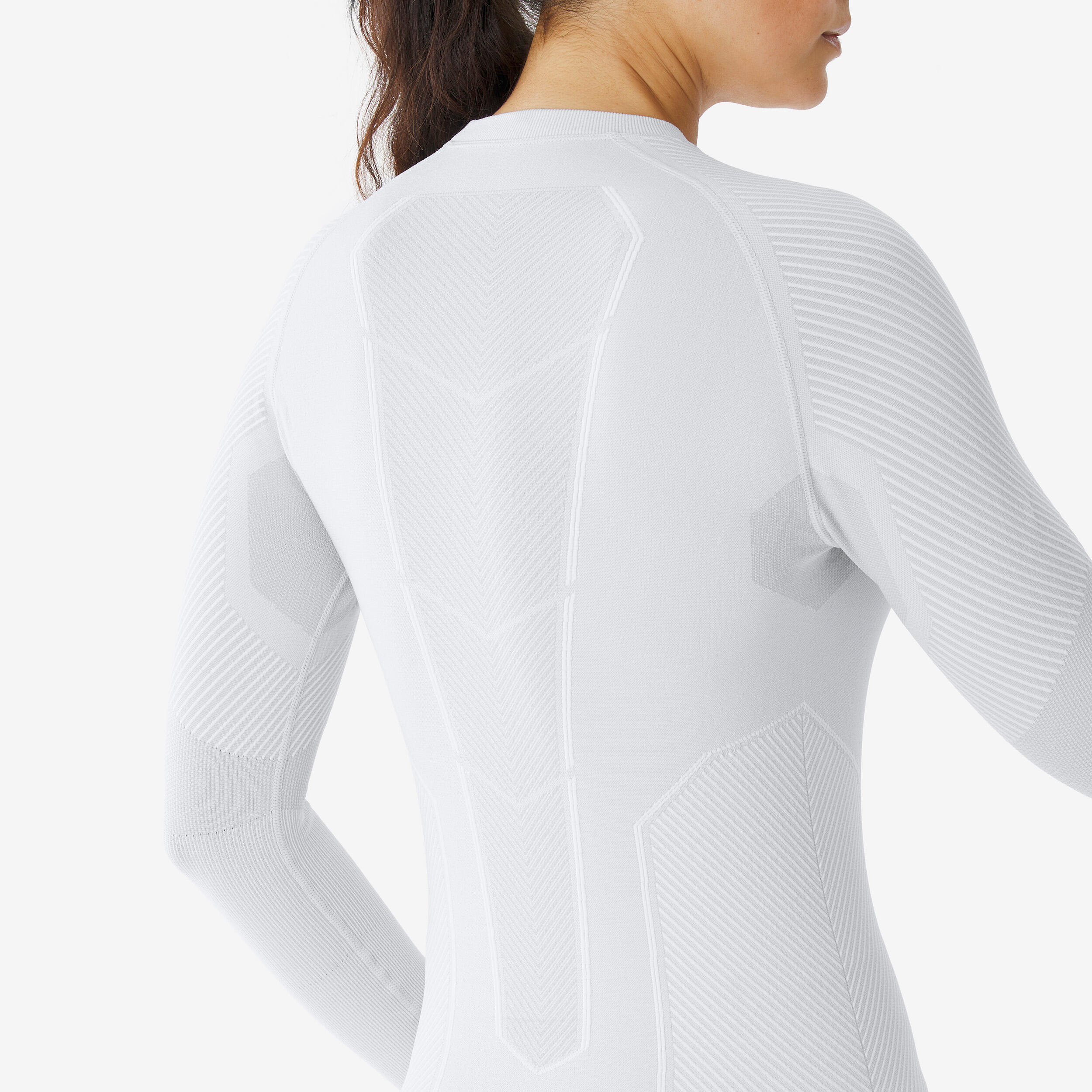 Camiseta térmica y transpirable mujer, BL TOP 900 tech blanco 6/10