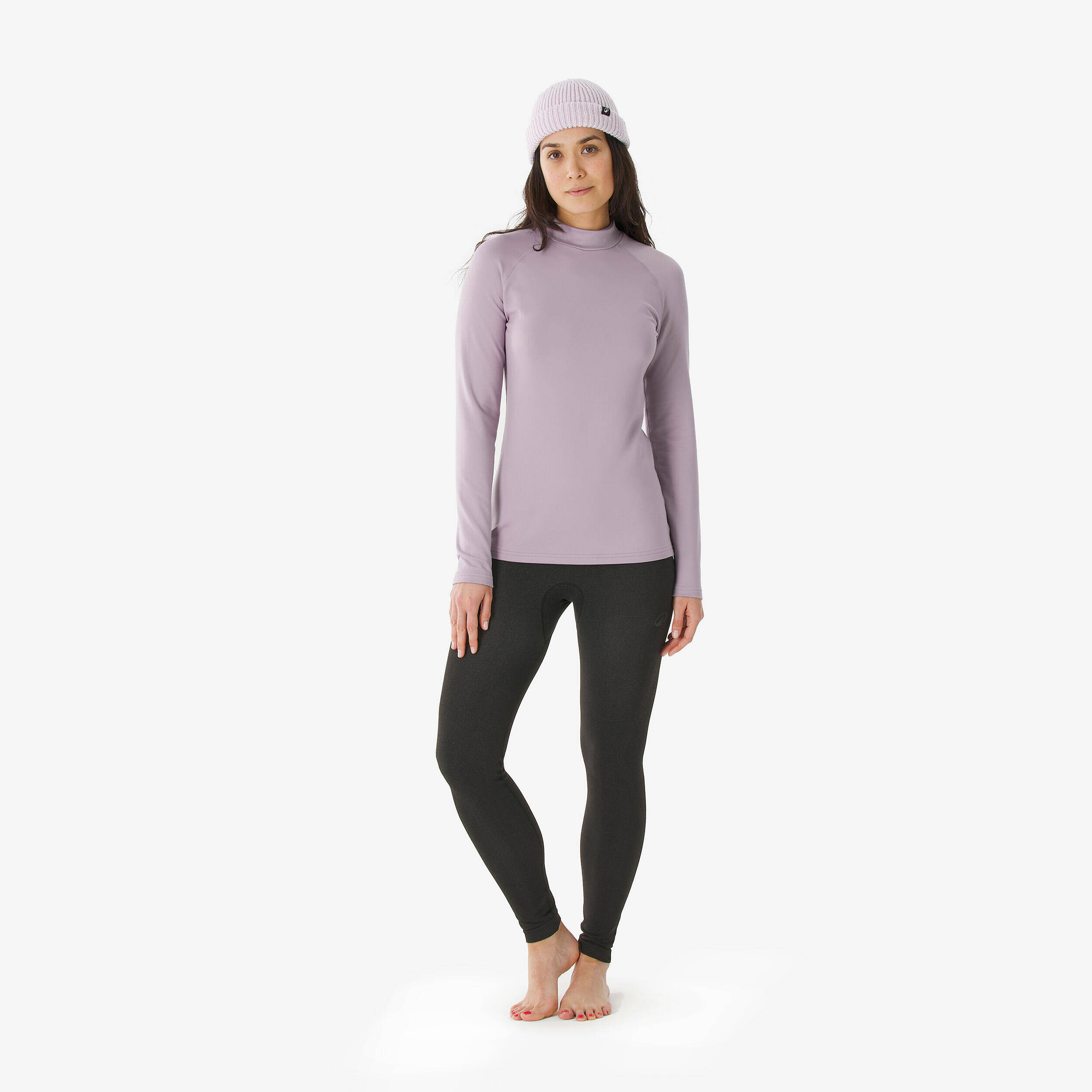 Women’s warm and breathable thermal base layer - BL 500 - Mauve -  2