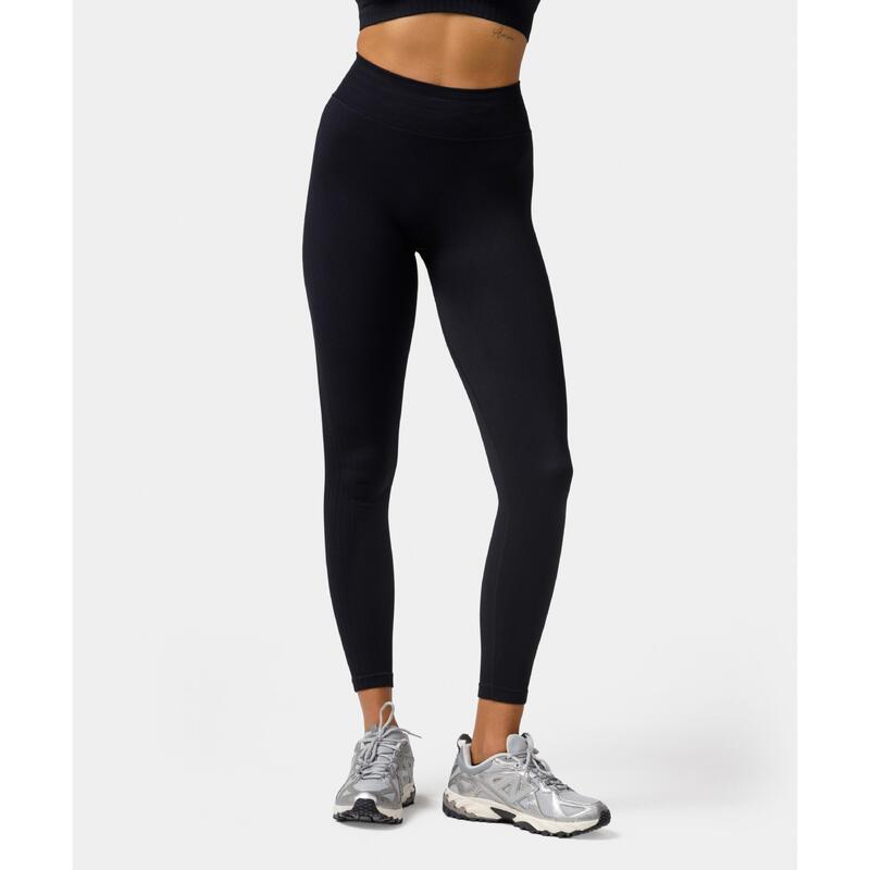 Legginsy bezszwowe push-up Carpatree Elite czarne